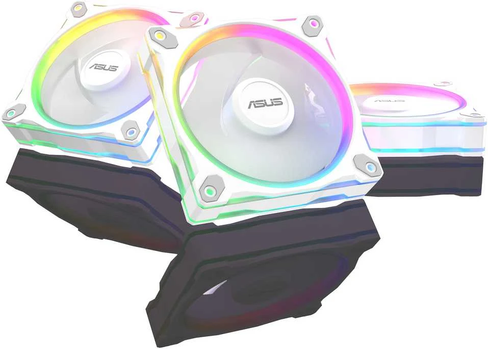 ASUS Prime MR120 Fan ARGB Reverse Baltas 3in1 Kompiuterio dėklas 12 cm 3 pc(s)