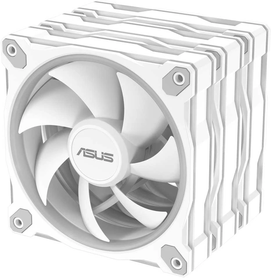 ASUS Prime MR120 Fan ARGB Baltas 3in1 Kompiuterio dėklas 12 cm