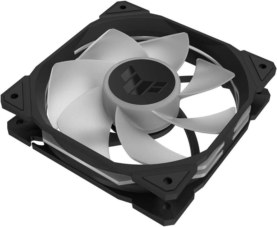 Kompiuterio Ventiliatorių Rinkinys - ASUS TUF Gaming TR120 ARGB Triple Pack Juodas