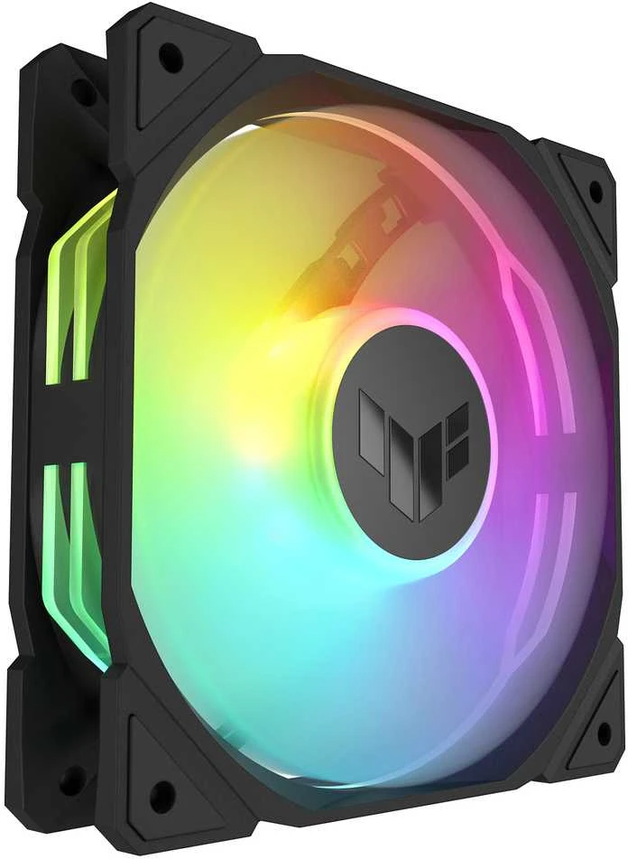 Kompiuterio Ventiliatorių Rinkinys - ASUS TUF Gaming TR120 ARGB Triple Pack Juodas