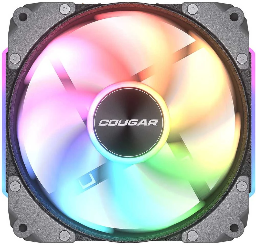 COUGAR APOLAR 120 ARGB ELITE universalus modulinis ventiliatorius (3vnt pakuotėje), Juodas