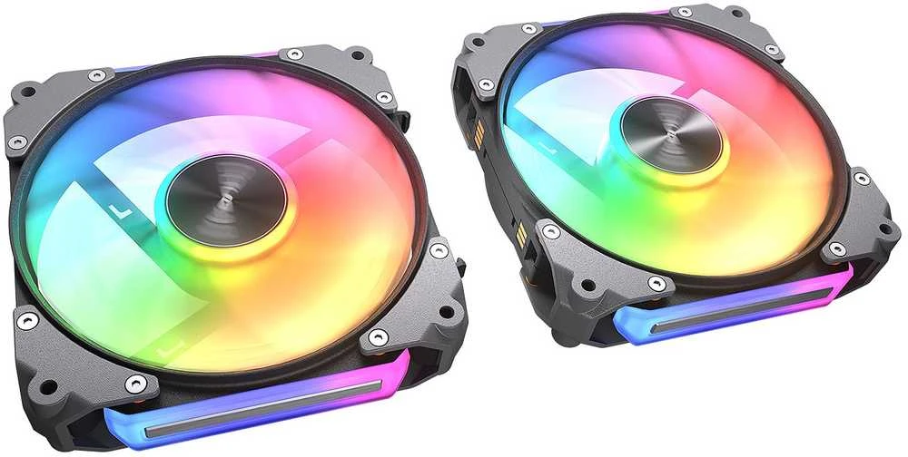 COUGAR APOLAR 120 ARGB ELITE universalus modulinis ventiliatorius (3vnt pakuotėje), Juodas