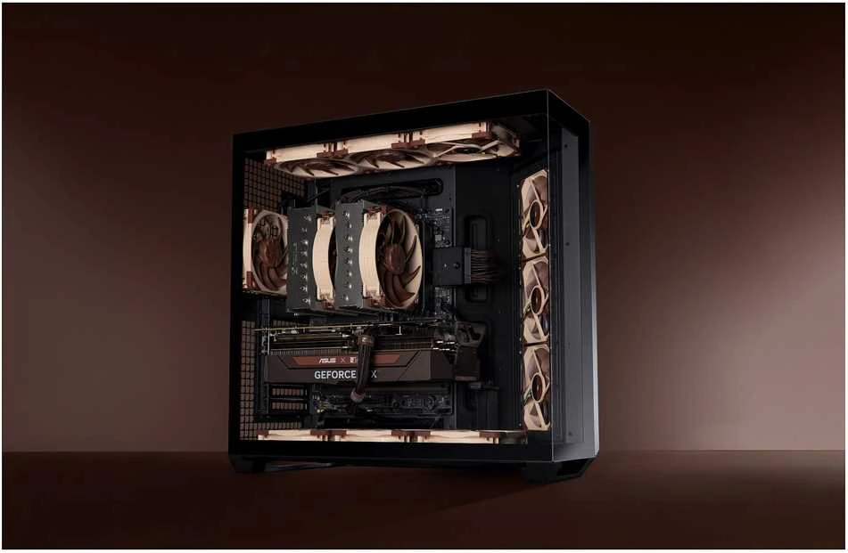 „Noctua NF-A12x25 G2 Sx2-PP PWM“ ventiliatorius, 120 mm, 2 vnt. pakuotėje