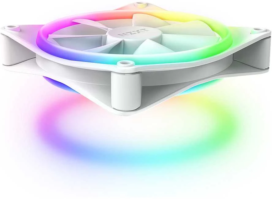 Korpusų Ventiliatorius - NZXT F-Series 120mm RGB 500 RPM 28-32 dB Triple Baltas