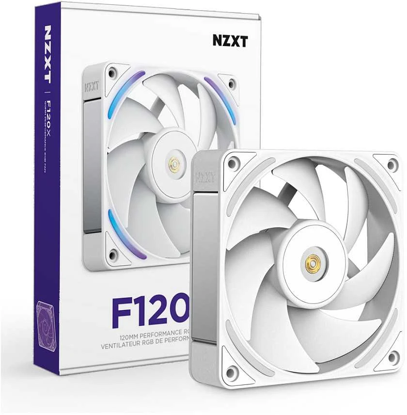 Nzxt F120X balta ventiliatorius (RF-U12PN-W1)