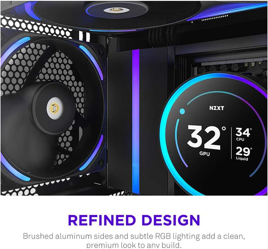 Nzxt F120X juodas ventiliatorius (RF-U12PN-B1)