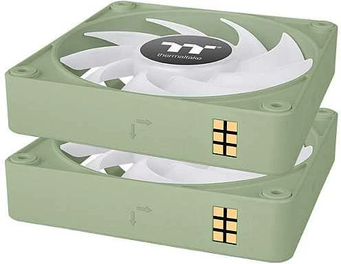 Žali Thermaltake CT120 EX ventiliatoriai su jungtimis