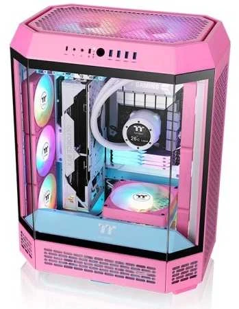 „Thermaltake CT120 EX Reverse ARGB Sync Rožinė“ 3 korpuso ventiliatorių pakuotė