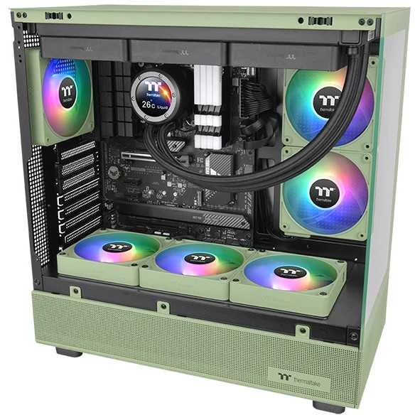 „Wentylator Thermaltake CT120 EX Reverse ARGB Sync“ 3 vnt. pakuotėje žalia (CL-F198-PL12MG-A)