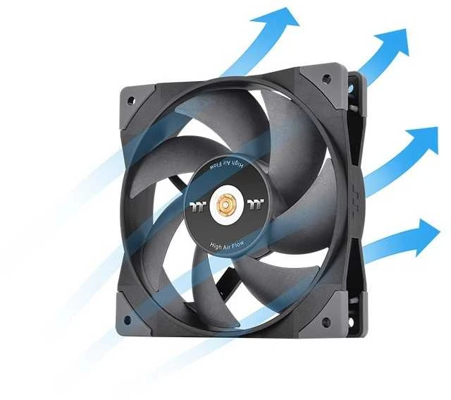 Thermaltake SWAFAN GT12 ventiliatorius su oro srauto vaizdavimu