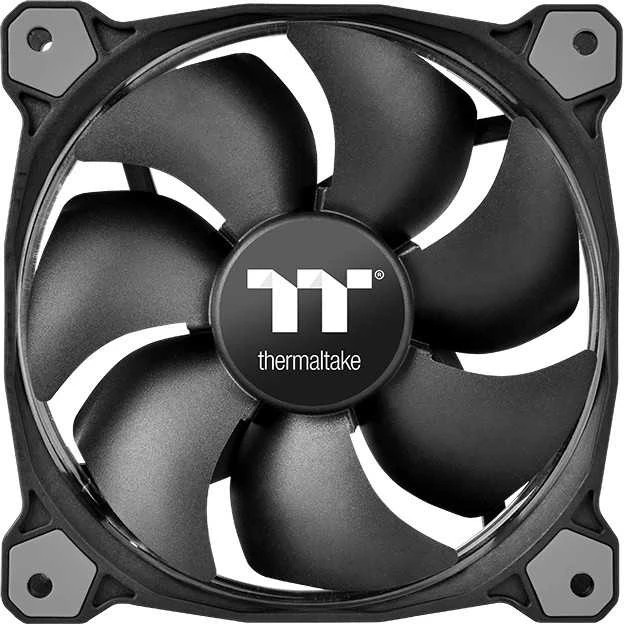 THERMALTAKE Riing 12 LED RGB 3er rinkinys didelio našumo važiuoklės ventiliatorius 3 dalys 120x120x25mm RGB LED Triukšmas 18,7 dBA su LNC