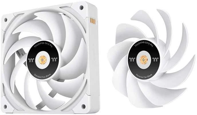Thermaltake TOUGHFAN EX12 Pro kompiuterio korpuso ventiliatorius 12 cm Baltas 3 vnt.