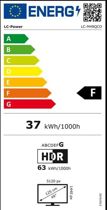 „Monitorius LC-Power LC-M49QCO“ 49 colių lenktas QD-OLED monitorius, 5120x1440, 0,03 ms, 144 Hz