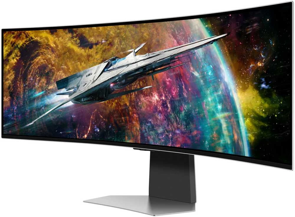 Monitorius - Samsung Odyssey OLED G9 49-Colių Dual QHD 240Hz Lenktas Juodas