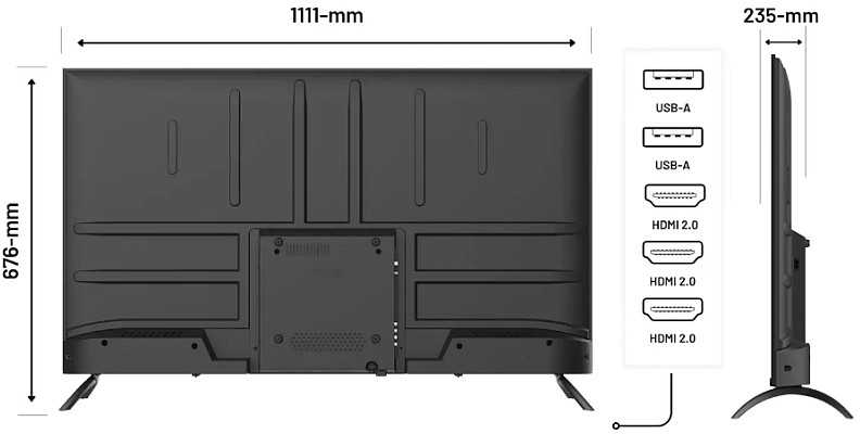 Carruzzo JAPANNEXT JN-IPS500UHD60F kompiuterio monitorius 127 cm (50″) 3840 x 2160 pikseliai 4K Ultra HD Juoda
