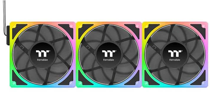 140 mm „Thermaltake Toughfan EX 140 ARGB Sync“ 3 vnt. pakuotė