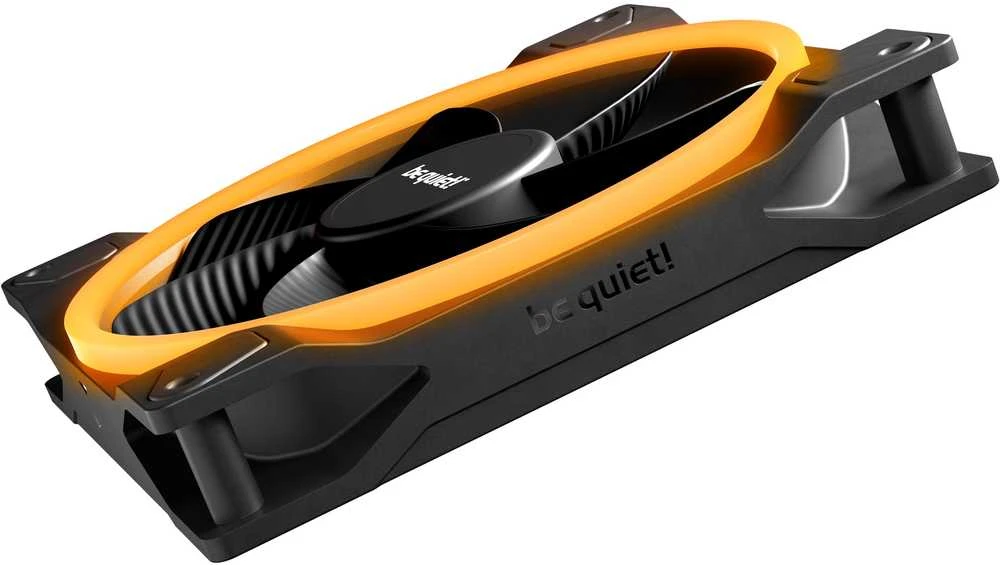Be Quiet! 140mm ventiliatorius su oranžiniu LED apšvietimu