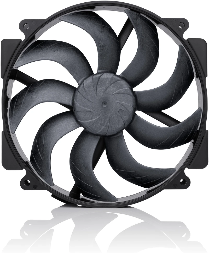 Noctua NF-A14X25r G2 PWM Sx2-PP chromax.juodas fan, LCP – juodas, 140mm, 2-pack
