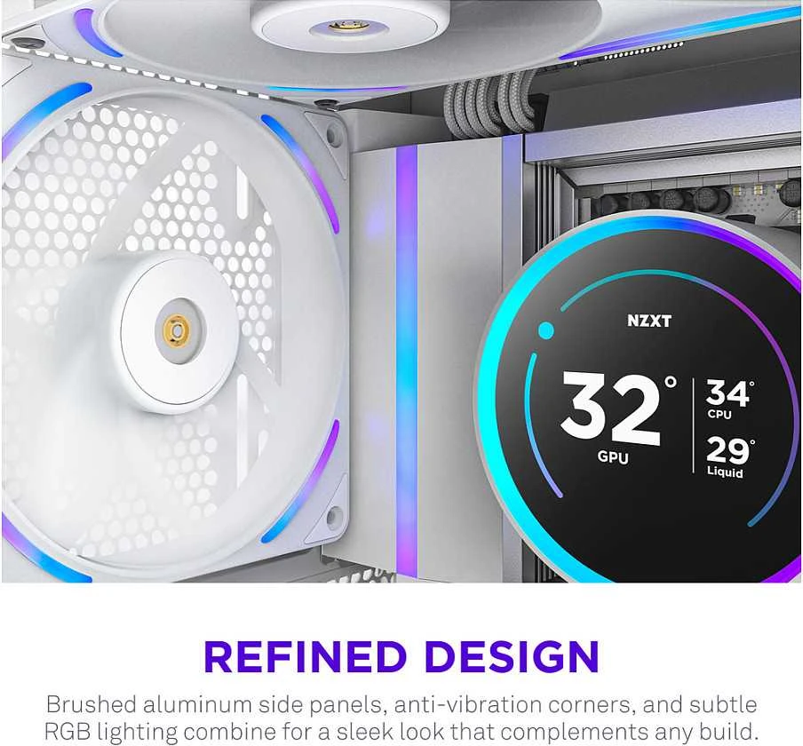 Nzxt F140X baltas ventiliatorius (RF-U14PN-W1)