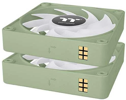 Thermaltake CT140 EX ARGB Sync 3 ventiliatorių pakuotė, žalia (CL-F197-PL14MG-A)