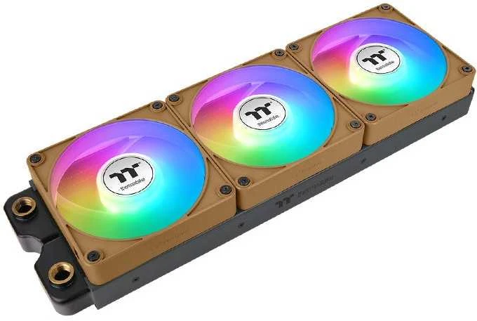 Thermaltake CT140 EX ARGB Sync kompiuterio aušinimo ventiliatorius žvyras smėlis 3 vnt. pakuotė