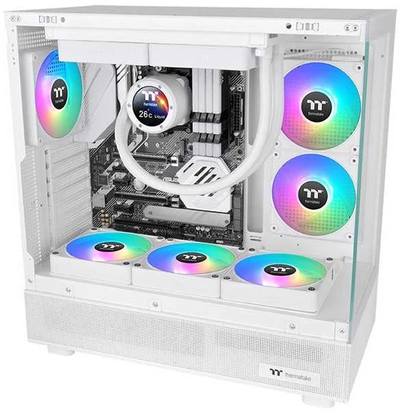 Thermaltake CT140 EX ARGB Sync 3-pack ventiliatorius balta (CL-F191-PL14SW-A)