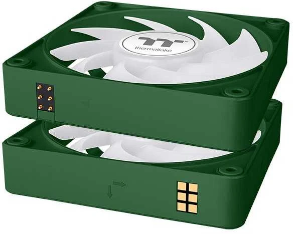 „Thermaltake CT140 EX ARGB Sync Racing Žalias“ 3 colių pakuotė | Akumuliatoriaus laikiklis