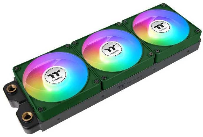 „Thermaltake CT140 EX ARGB Sync Racing Žalias“ 3 colių pakuotė | Akumuliatoriaus laikiklis