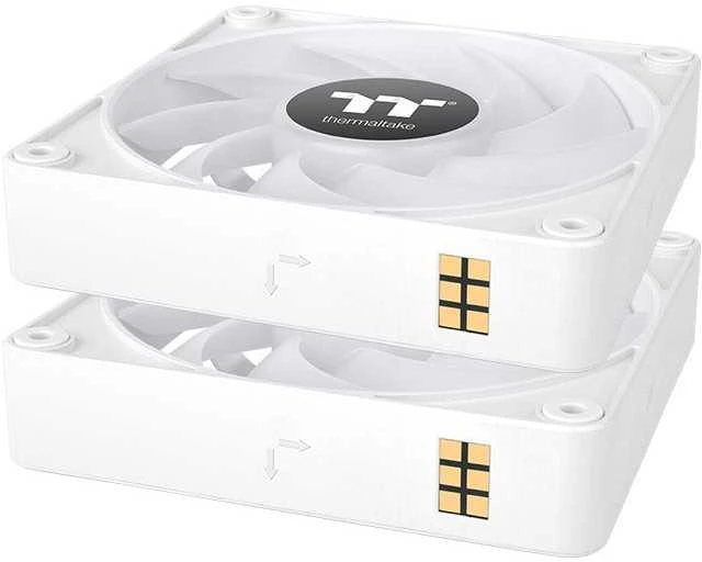 Thermaltake balti ventiliatoriai su jungčių kontaktais