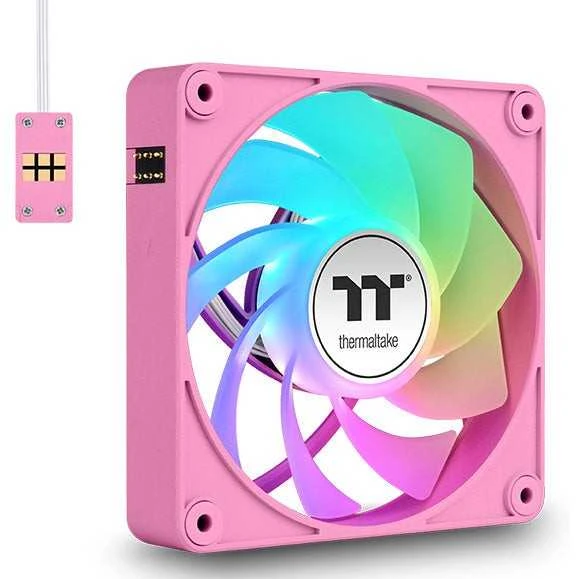 Wentylator Thermaltake CT140 EX Reverse ARGB Sync 3-pack rožinė (CL-F229-PL14PK-A)