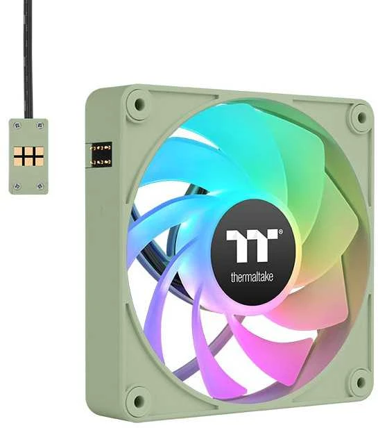 Thermaltake CT140 EX Reverse ARGB Sync Matcha Žalias 3 pack korpuso ventiliatoriai - 3 vnt.