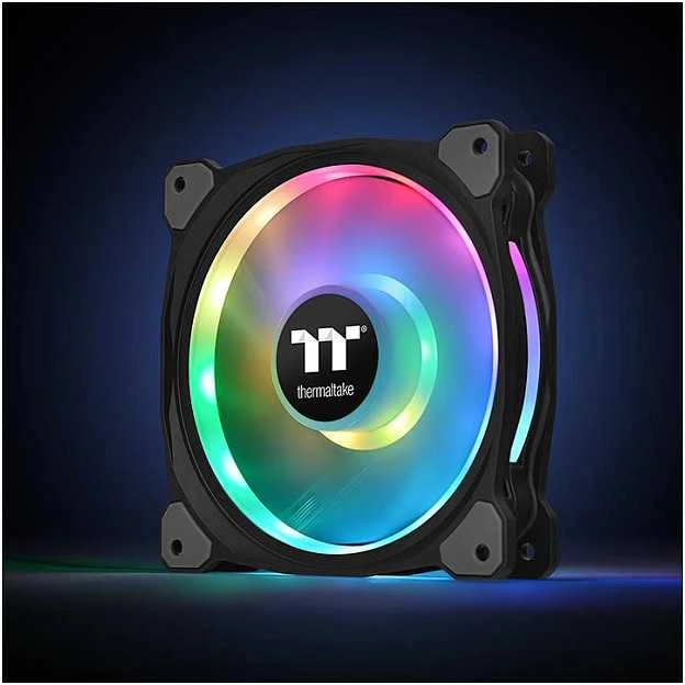 „Wentylator Thermaltake Riing Duo 14 RGB 3-pack + Hub“ (CL-F078-PL14SW-A)