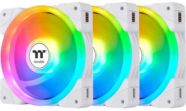 Wentylator Thermaltake SWAFAN EX14 ARGB Baltas 3-pack (CL-F170-PL14SW-A)