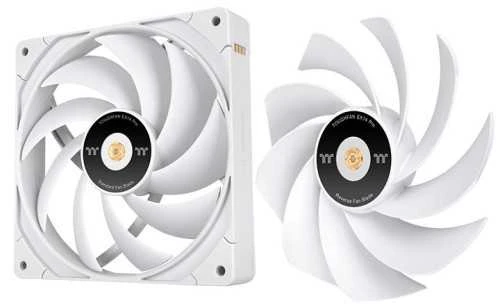 Thermaltake EX14 Pro kompiuterio korpuso ventiliatorius, 14 cm, baltos spalvos, 3 vnt.