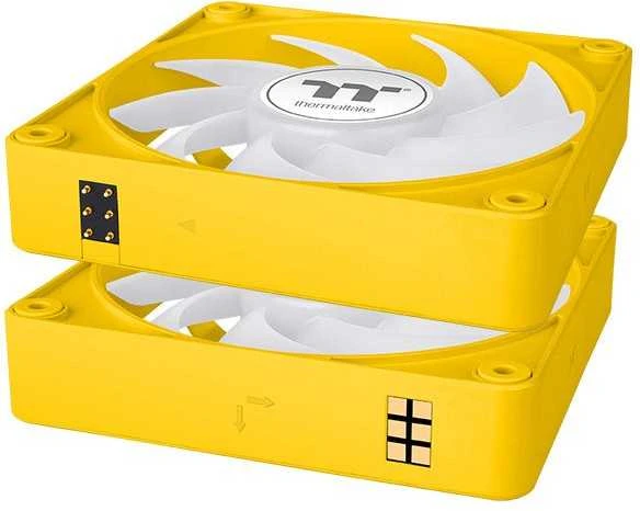 Thermaltake CT140 EX Bumblebee ventiliatoriai su jungtimis