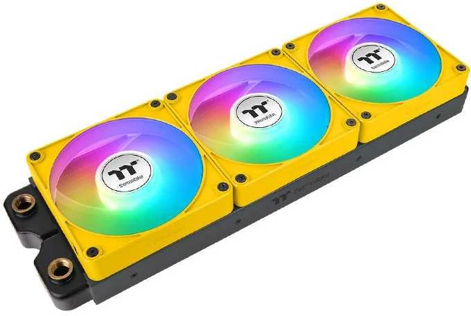 Thermaltake CT140 EX ARGB Sync kompiuterio aušinimo ventiliatorius Bumblebee 3 vnt.