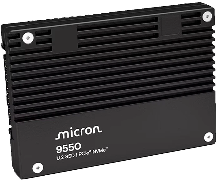 „Micron 9550 PRO 15 TB U.2 PCI Express 5.0 NVMe 3D TLC NAND“