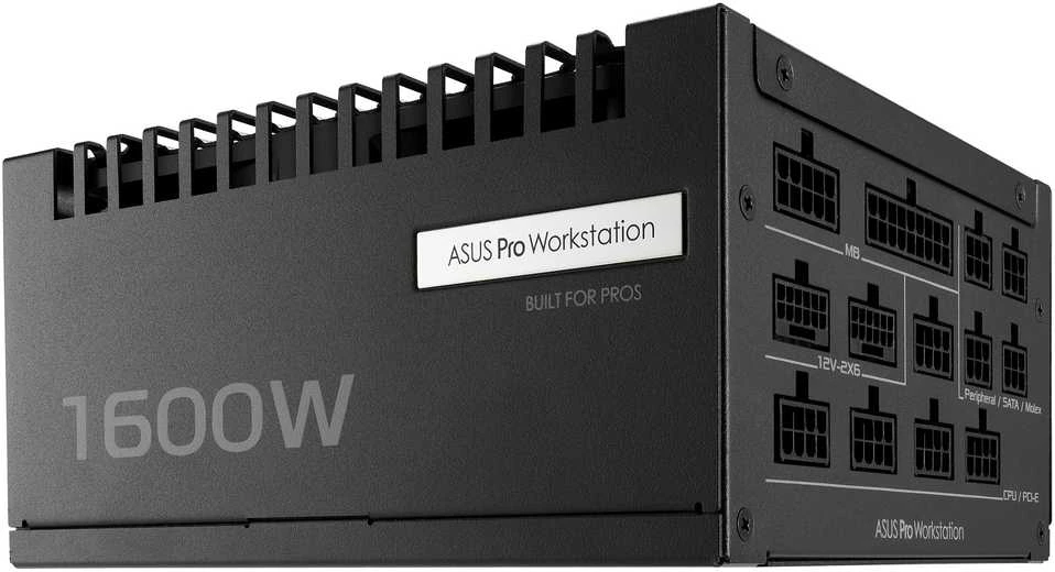 ASUS Pro WS 1600W Platinum power supply unit 20+4 pin ATX ATX Juodas