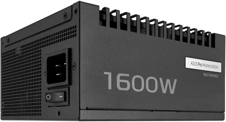ASUS Pro WS 1600W Platinum power supply unit 20+4 pin ATX ATX Juodas