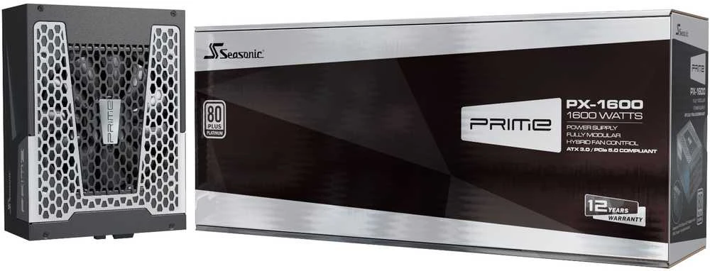 Seasonic Maitinimo blokas PRIME PX-1600 ATX 3.0, 80 PLUS Platinum sertifikatas