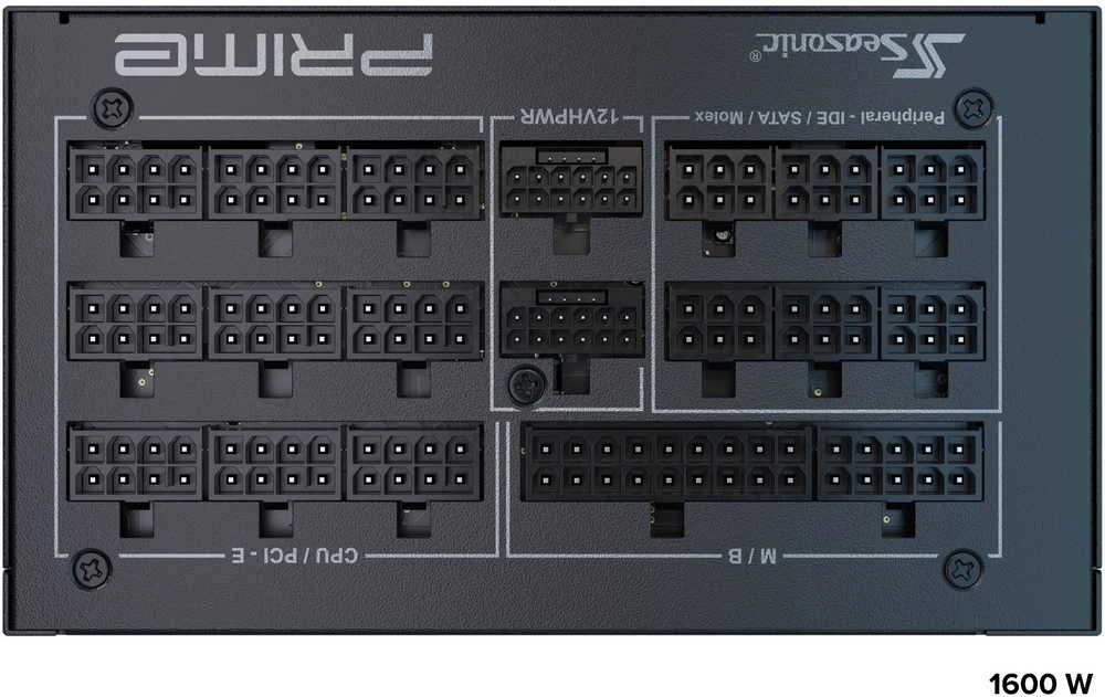 Seasonic Maitinimo blokas PRIME PX-1600 ATX 3.0, 80 PLUS Platinum sertifikatas