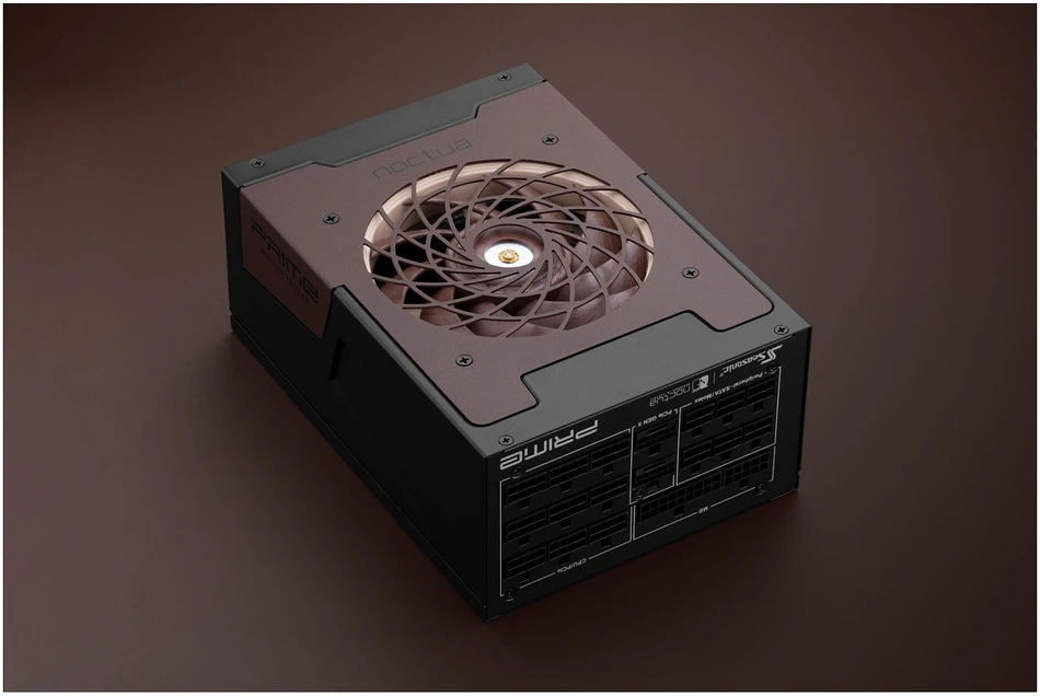 „Seasonic Prime TX-1600 Noctua Edition“ maitinimo šaltinis, „80 PLUS Titanium“, modulinis, ATX 3.1, PCIe 5.0 × 1600 vatų