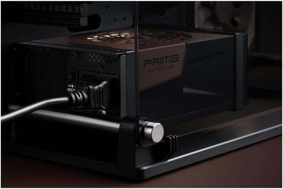 „Seasonic Prime TX-1600 Noctua Edition“ maitinimo šaltinis, „80 PLUS Titanium“, modulinis, ATX 3.1, PCIe 5.0 × 1600 vatų