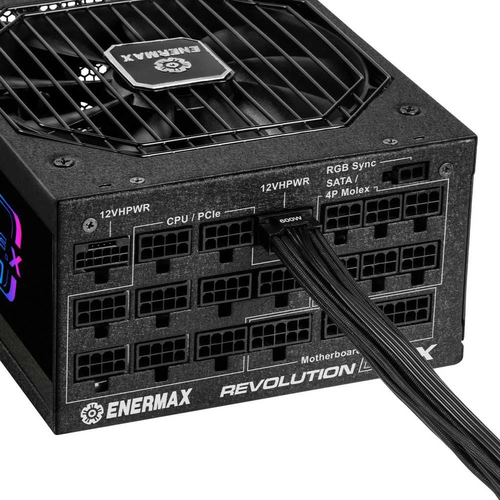 1650W Enermax Revolution D.F.X ERT1650EWT 80+ Gold Kabelmanagement