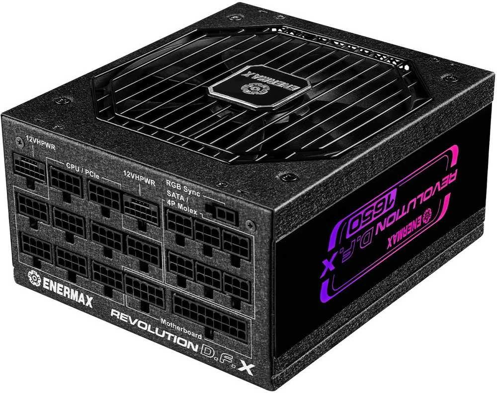 1650W Enermax Revolution D.F.X ERT1650EWT 80+ Gold Kabelmanagement