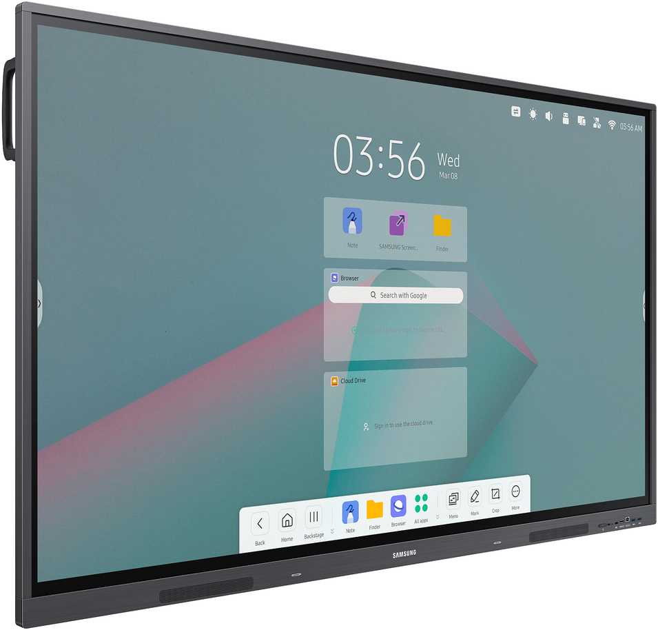 Monitorius SAMSUNG 65" WA65C INTERAKTYVUS ANDROID EKRANAS UHD 16/7