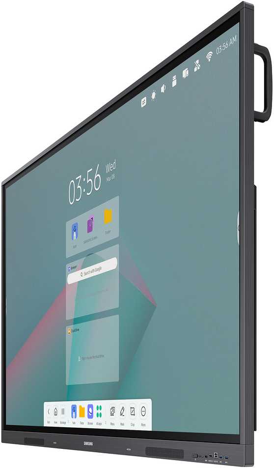 Monitorius SAMSUNG 65" WA65C INTERAKTYVUS ANDROID EKRANAS UHD 16/7