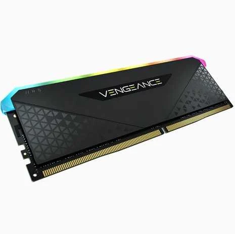 RAM 16 GB PC 3200 CL16 CORSAIR Vengeance RGB, skirtas Ryzen 4, INT mažmeninė prekyba