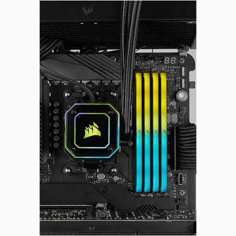 RAM 16 GB PC 3200 CL16 CORSAIR Vengeance RGB, skirtas Ryzen 4, INT mažmeninė prekyba