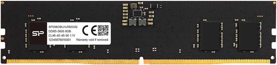 Silicon Power DDR5 16GB atmintis su technine etikete